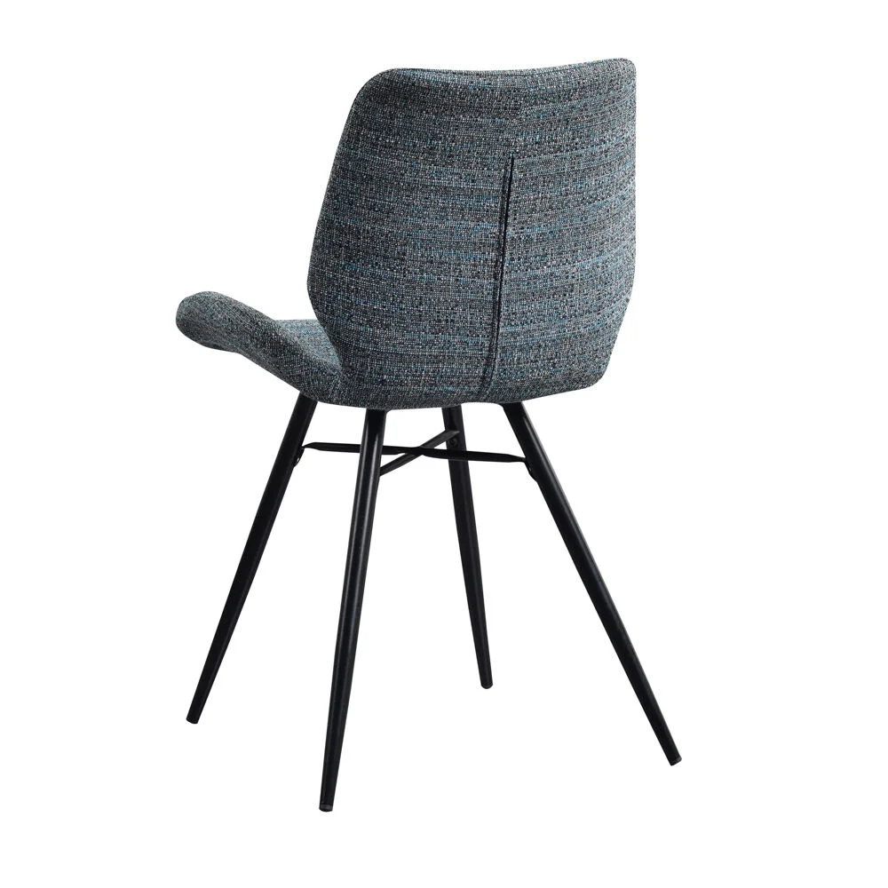 Stoel Bresine Chenille Blauw - Afbeelding 4