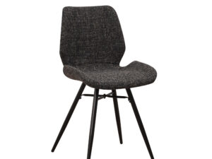 Stoel Flaunnona Chenille Zwart