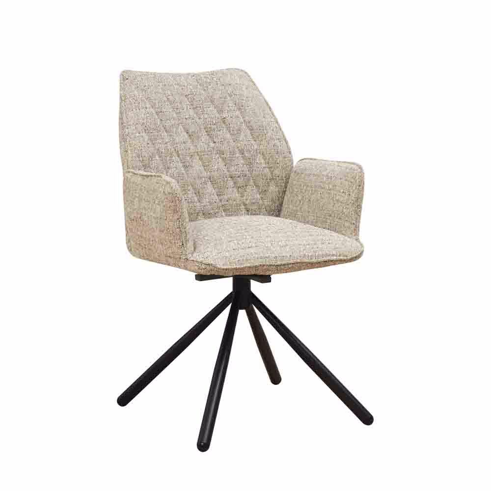 Stoel Grotum Chenille Beige - Afbeelding 2