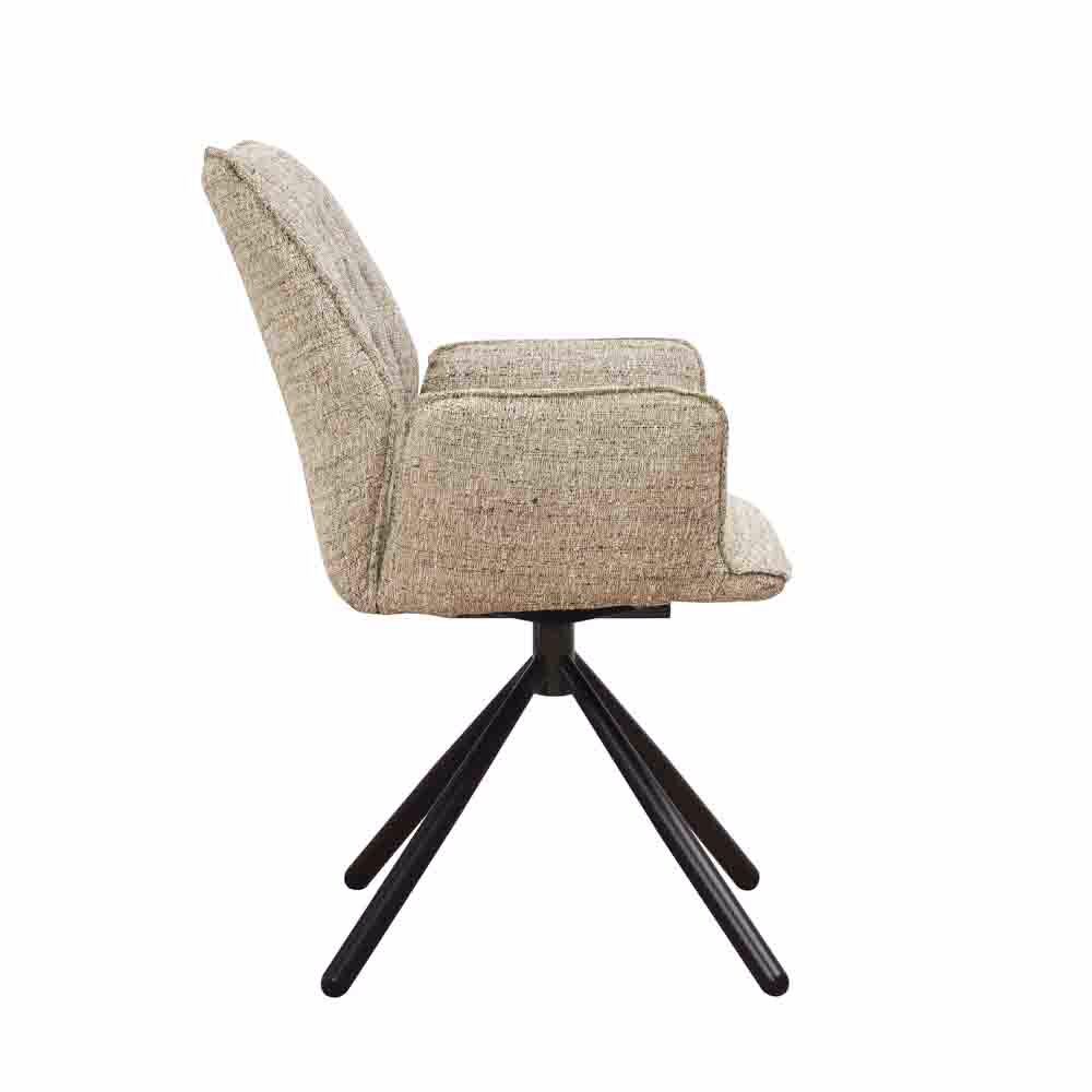 Stoel Grotum Chenille Beige - Afbeelding 3