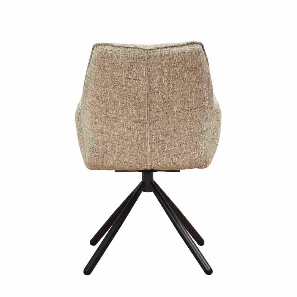 Stoel Grotum Chenille Beige - Afbeelding 4