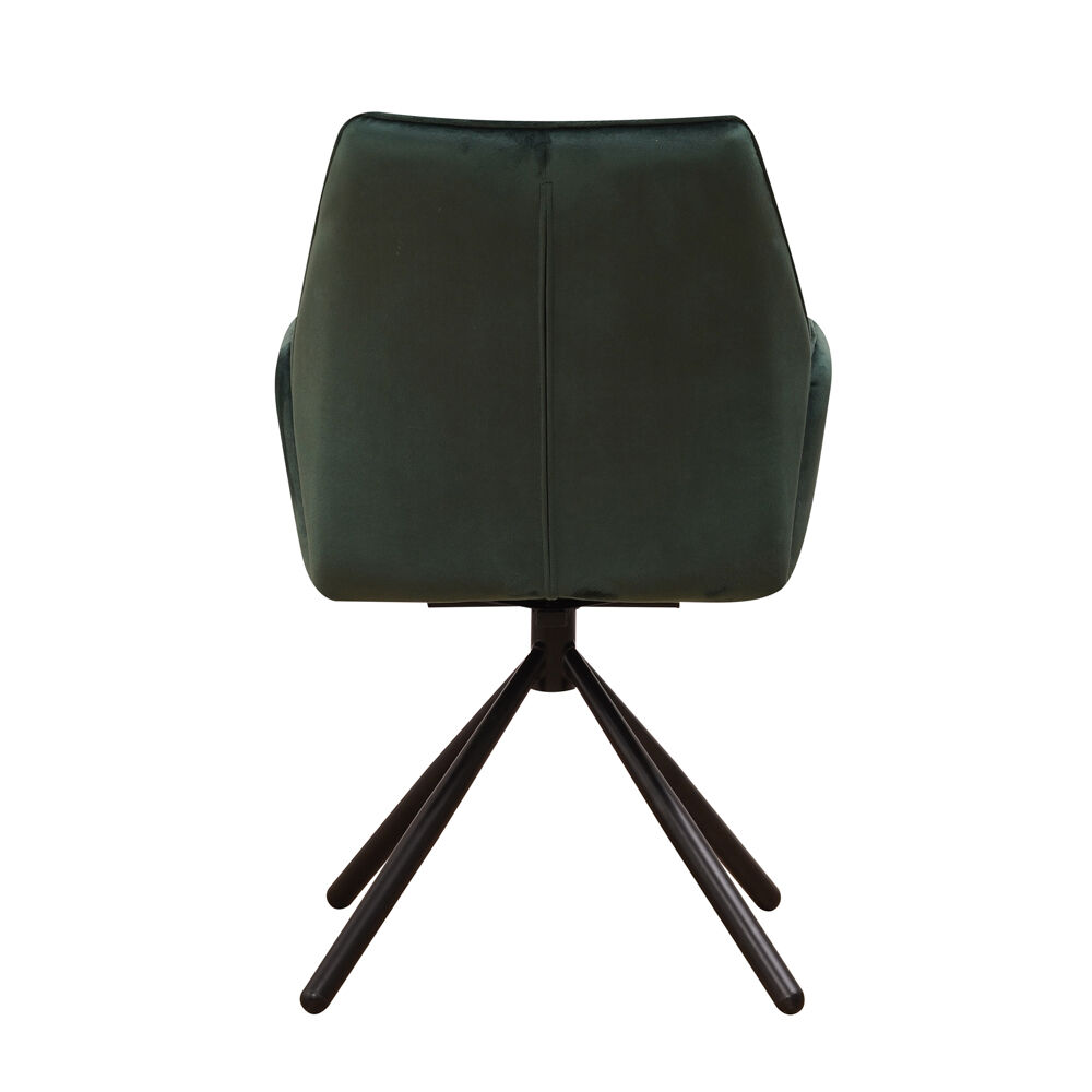 Stoel Rirnun Velvet Groen - Afbeelding 4