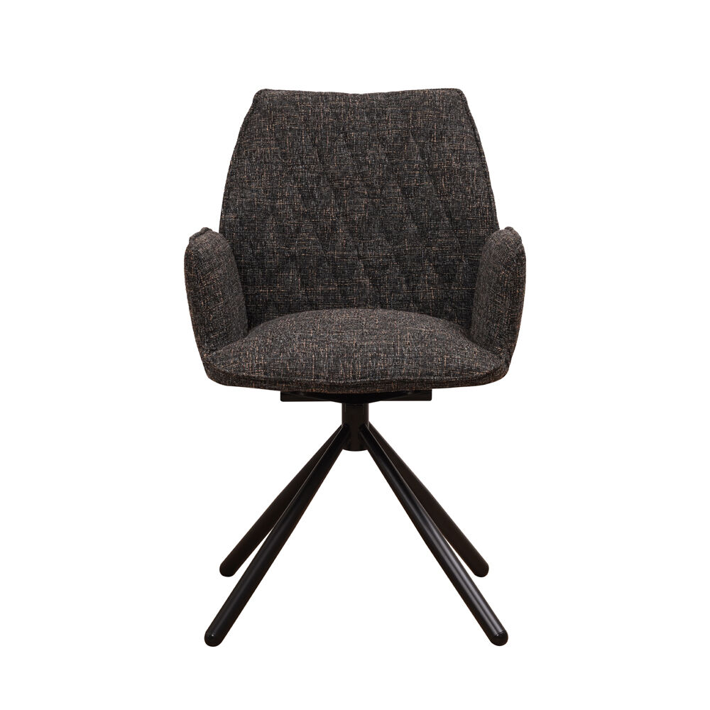 Stoel Haultio Chenille Zwart - Afbeelding 2
