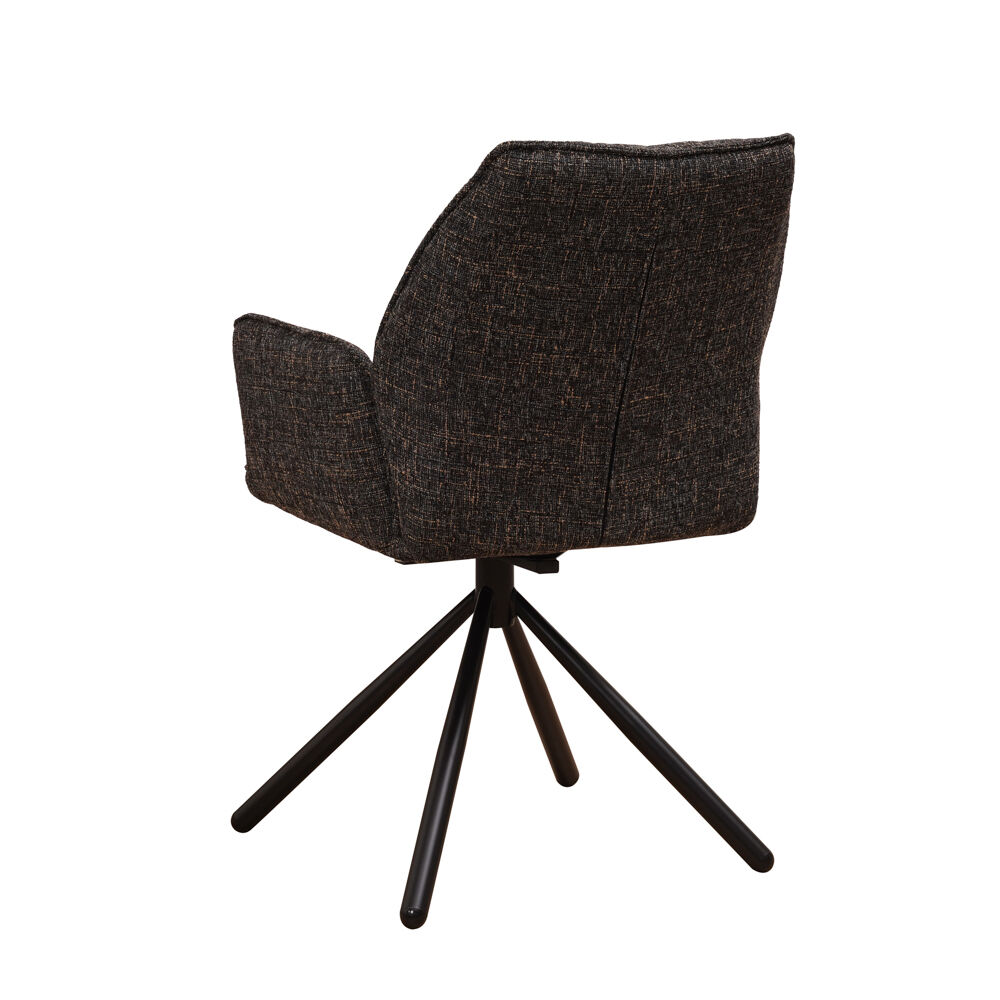 Stoel Haultio Chenille Zwart - Afbeelding 4