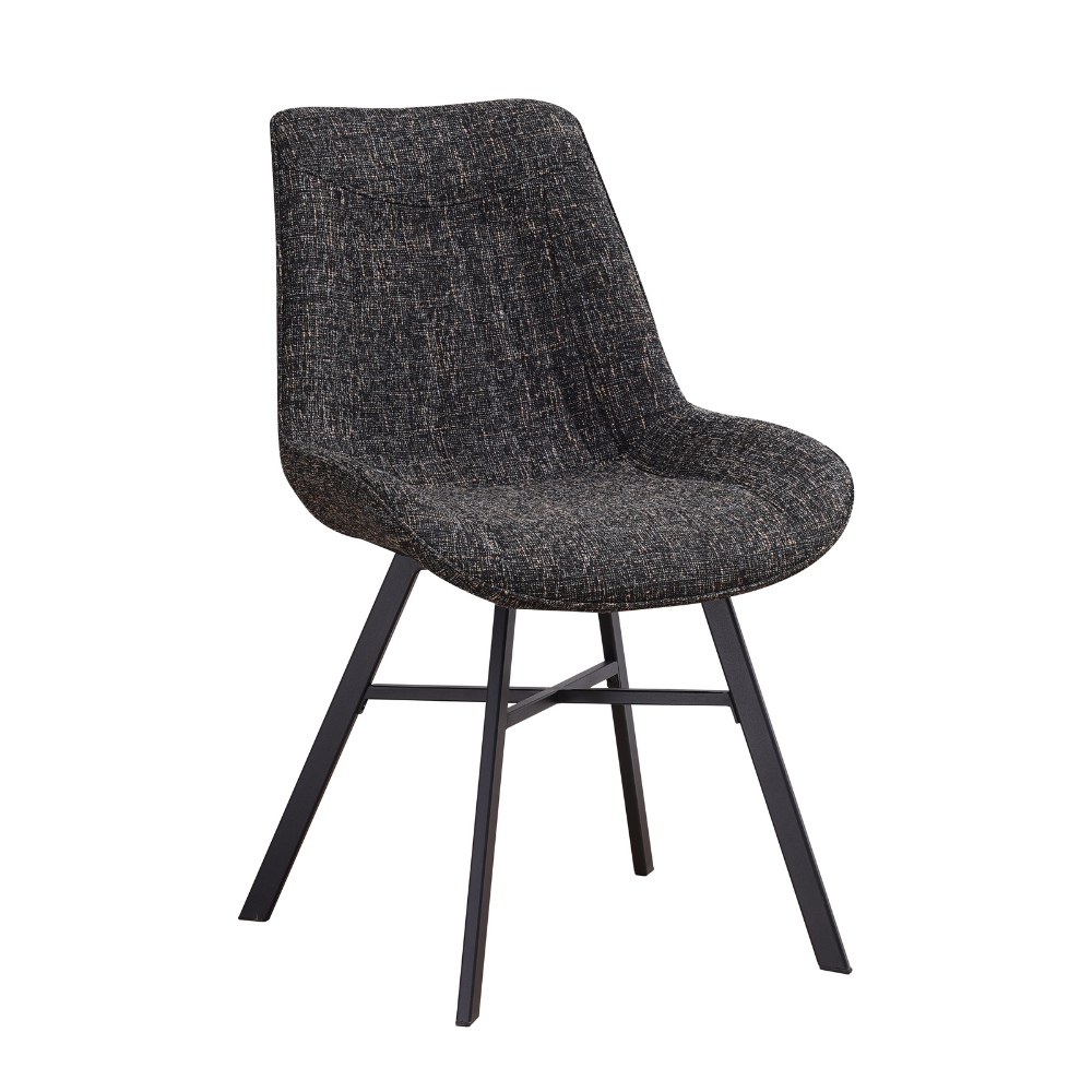 Stoel Virrand Chenille Zwart
