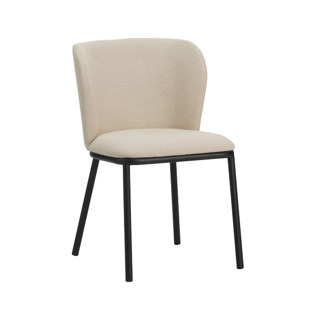 Stoel Flaantel Beige
