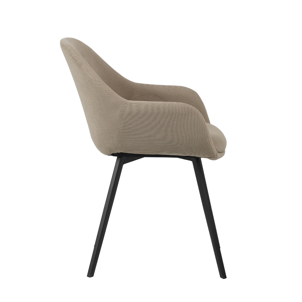 Stoel Klaarmio Taupe - Afbeelding 2