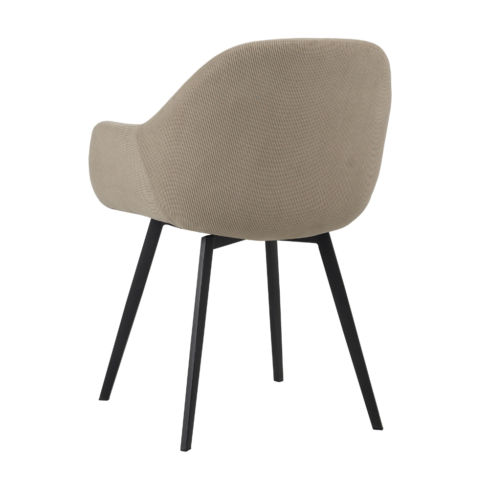 Stoel Klaarmio Taupe - Afbeelding 3