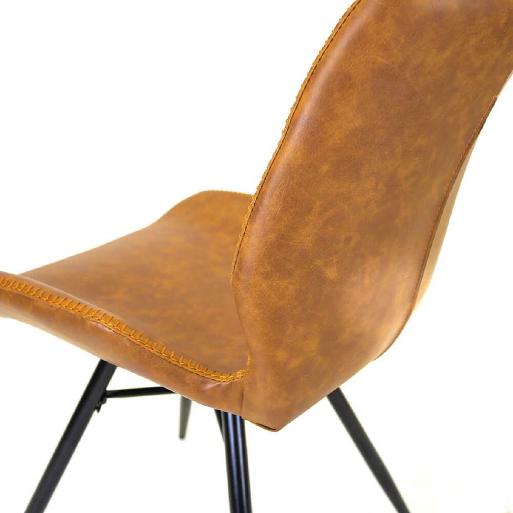 Stoel Flaastia Cognac - Afbeelding 5
