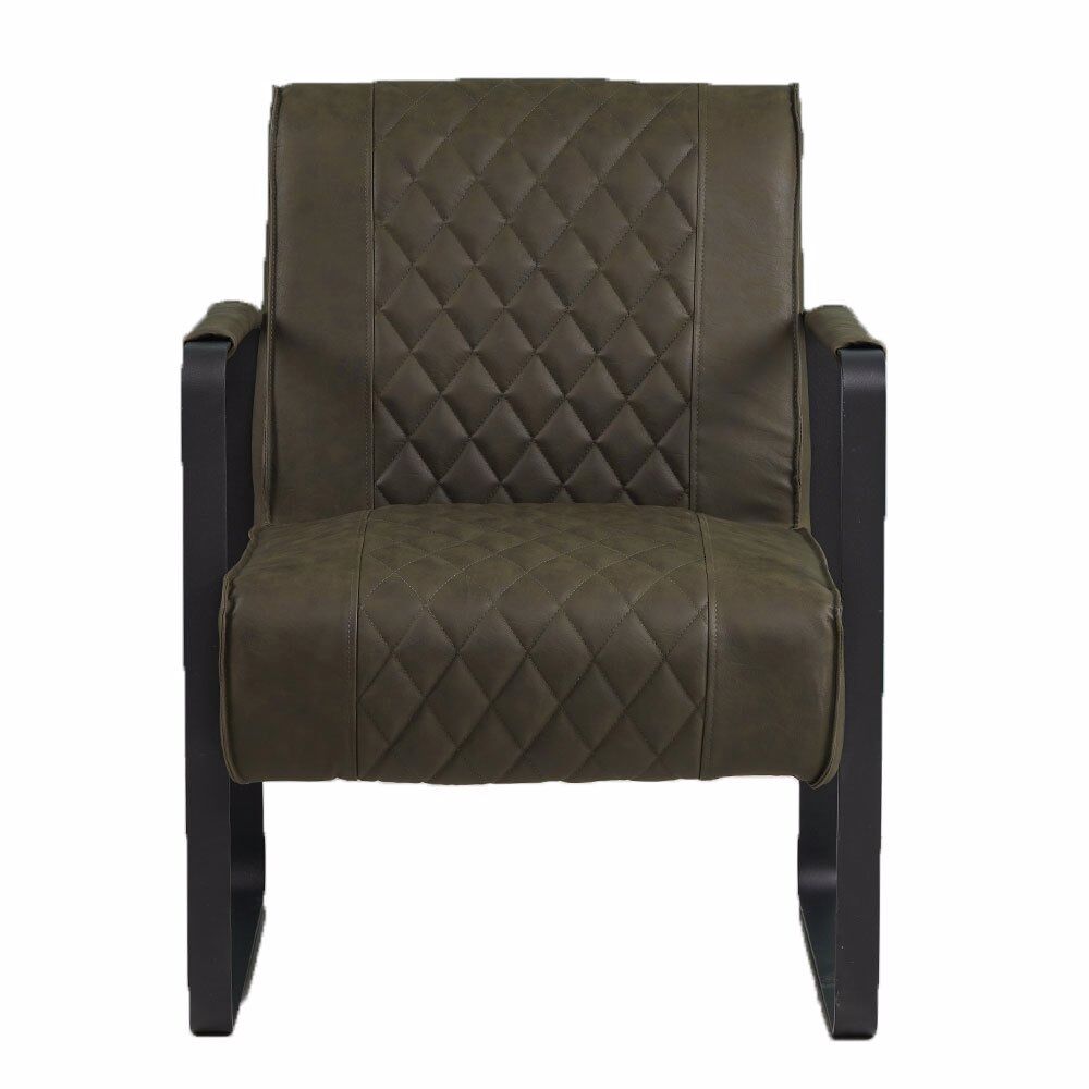 Fauteuil Kunsos Groen - Afbeelding 2
