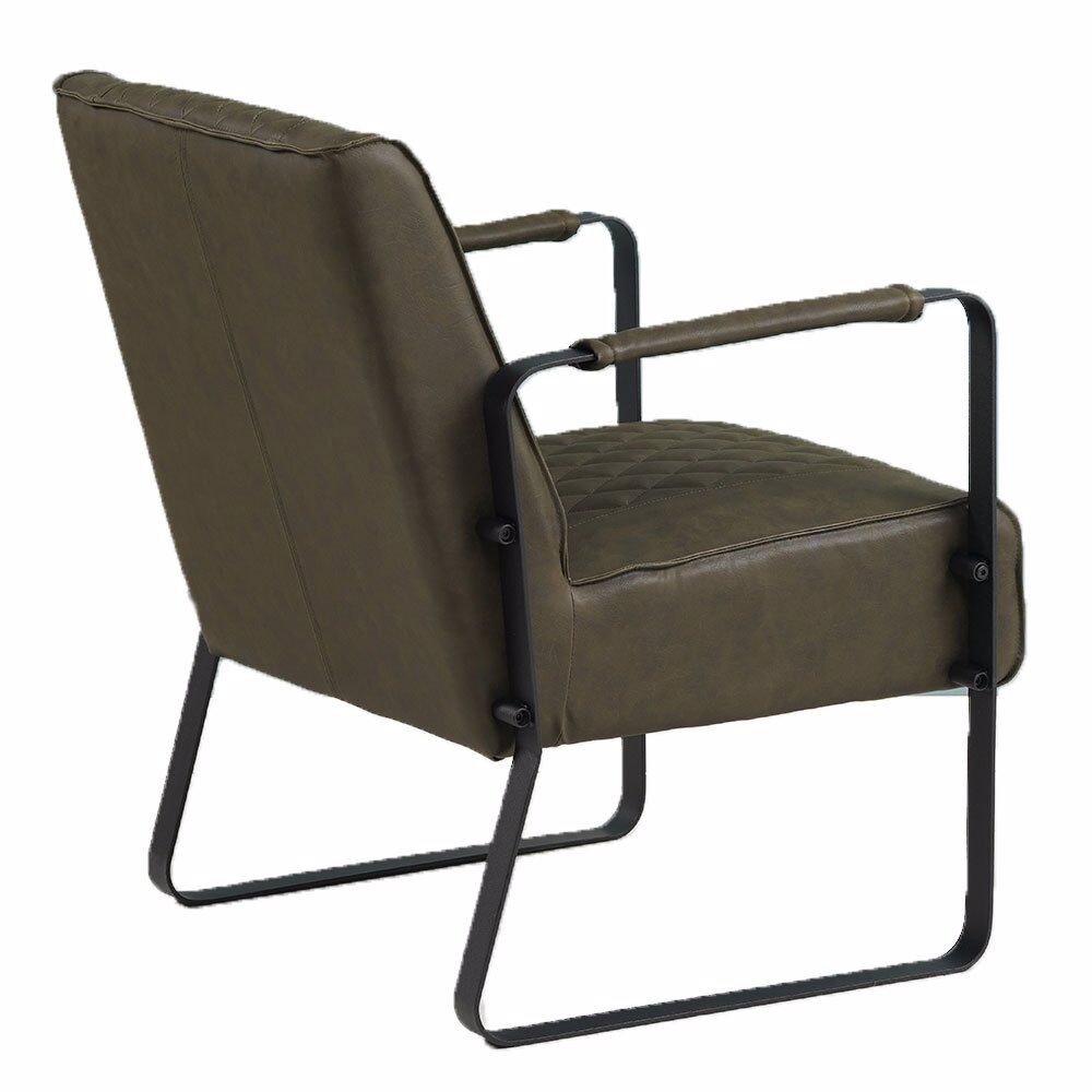 Fauteuil Kunsos Groen - Afbeelding 4