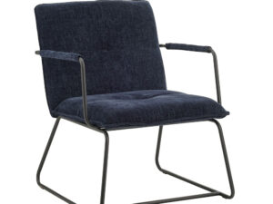 Fauteuil Slaltun Chenille Blauw
