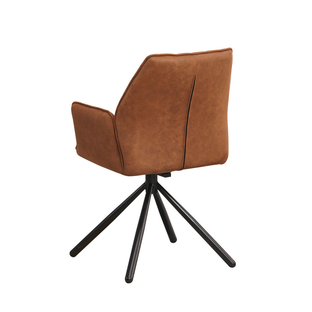 Stoel Flavik Cognac - Afbeelding 5