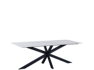 Eettafel Zulvan Wit 170x90 cm