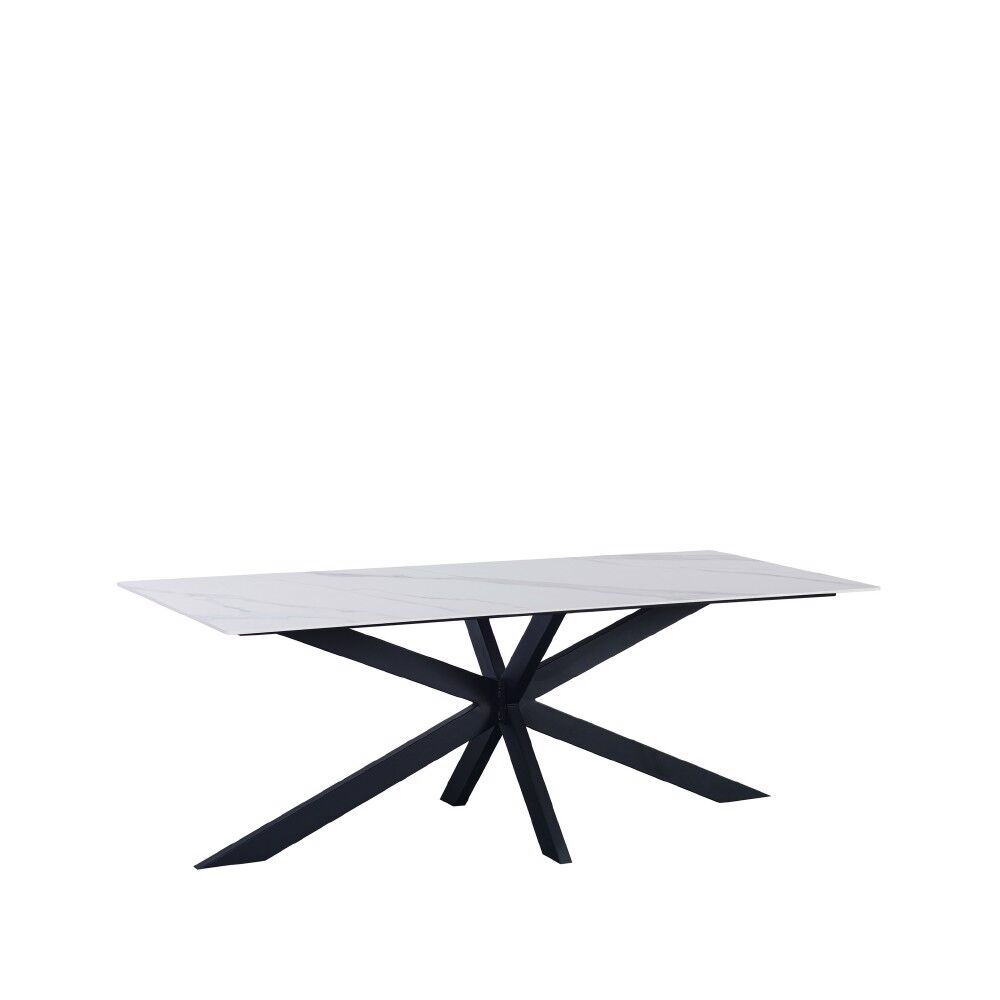 Eettafel Zulvan Wit 170x90 cm
