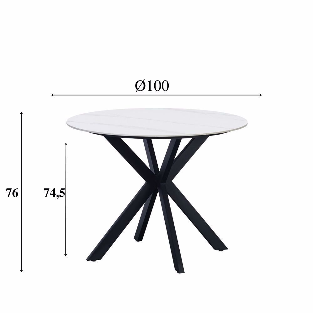 Eettafel Brulon Wit