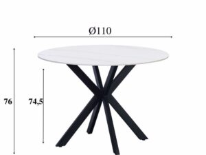 Eettafel Skoollena Wit