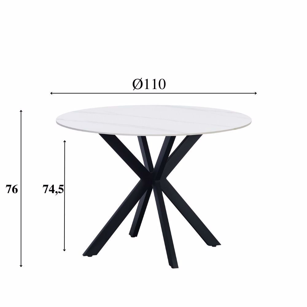Eettafel Skoollena Wit