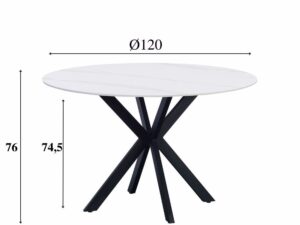 Eettafel Leintund Wit