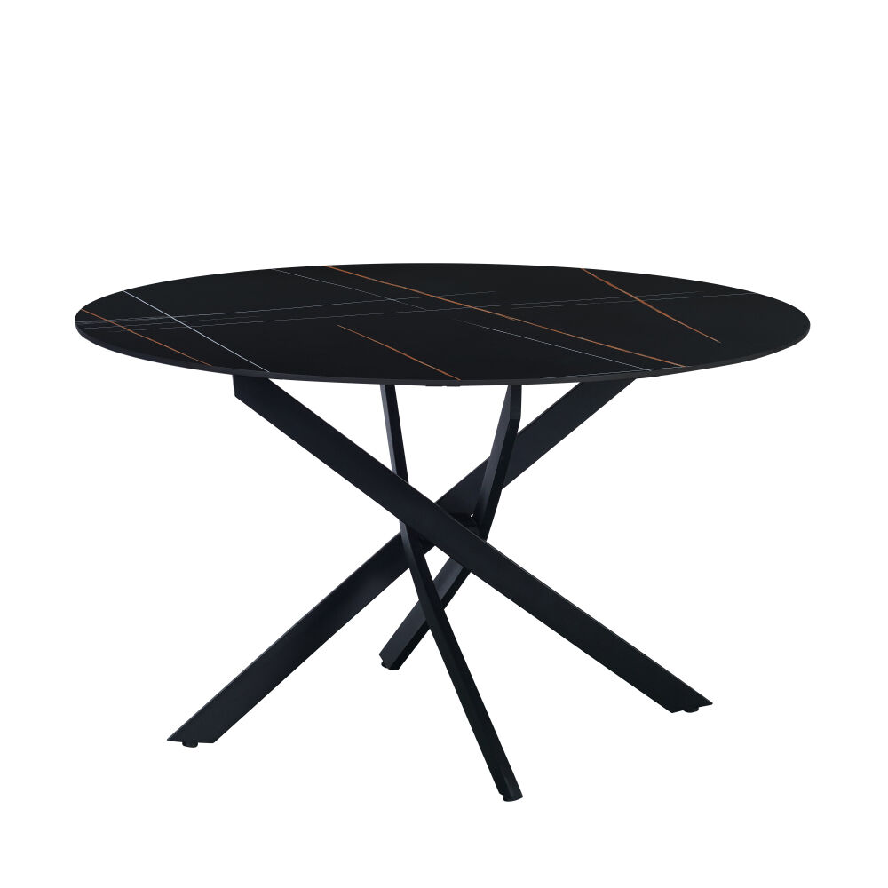 Eettafel Bremmon Zwart 120 cm