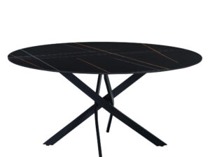 Eettafel Skausesta Zwart 130 cm