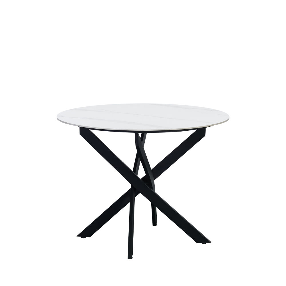 Eettafel Cubia Wit 100 cm - Afbeelding 2