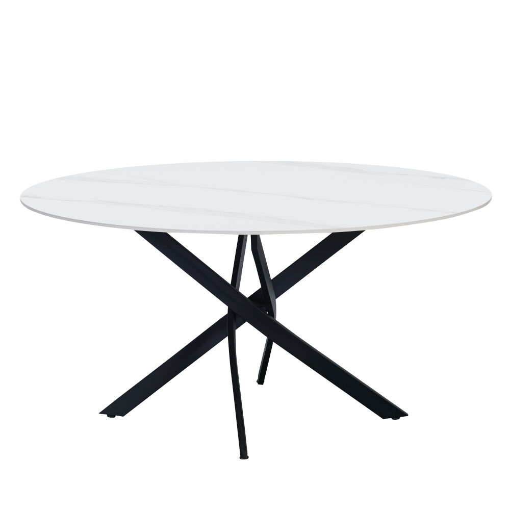 Eettafel Diesun Wit 130 cm - Afbeelding 2