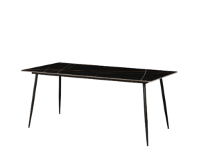 Eettafel Colero Zwart 170x90 cm