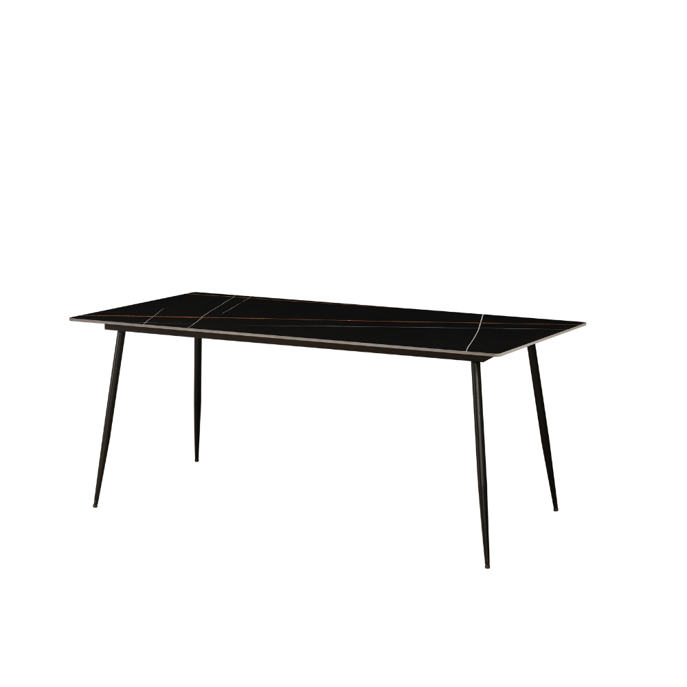 Eettafel Paudil Zwart 190x90 cm