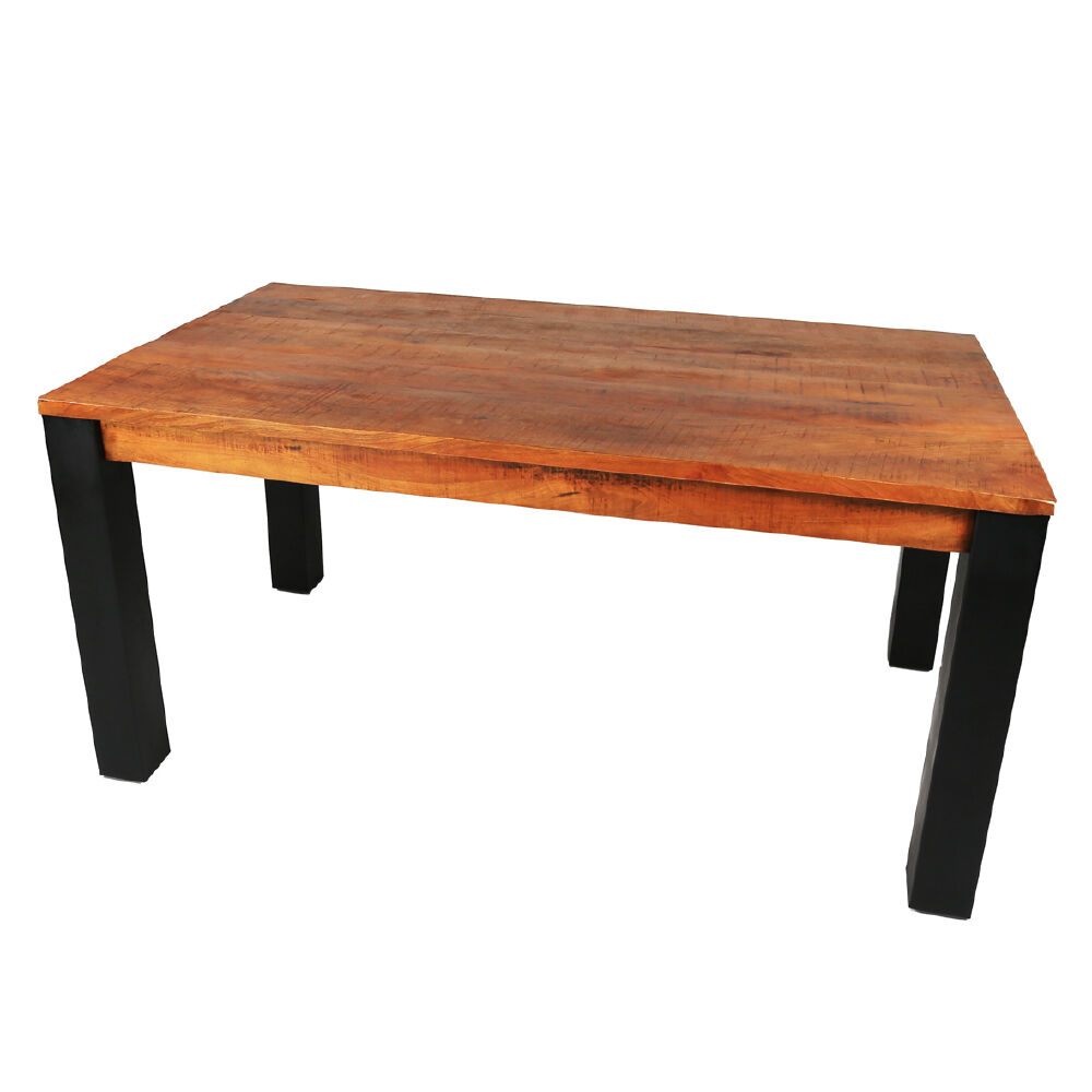 Eettafel Capri Zwart 200x100 cm - Afbeelding 2