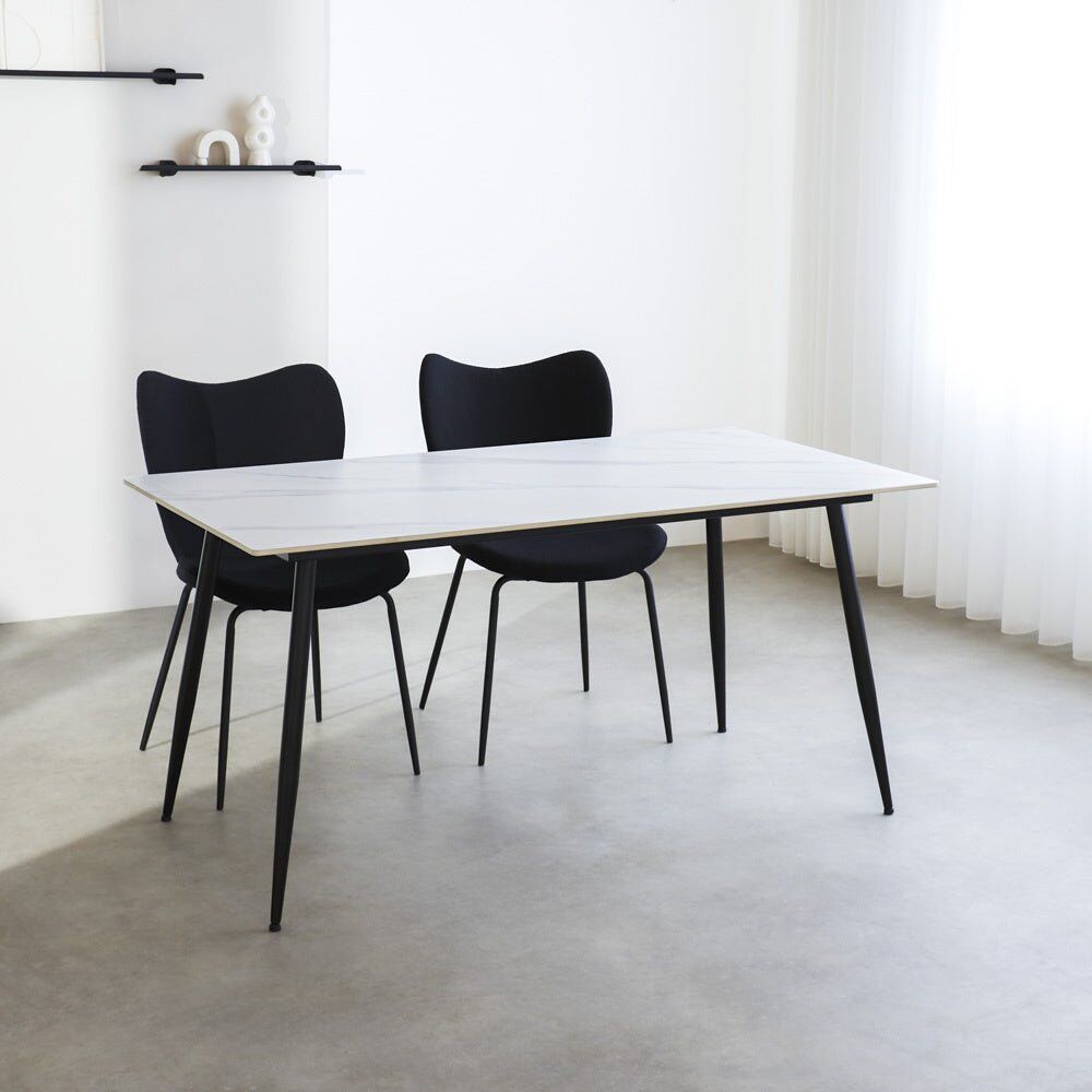 Eettafel Sarrine Wit 210x100 cm - Afbeelding 2