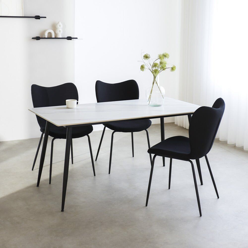 Eettafel Sarrine Wit 210x100 cm - Afbeelding 8