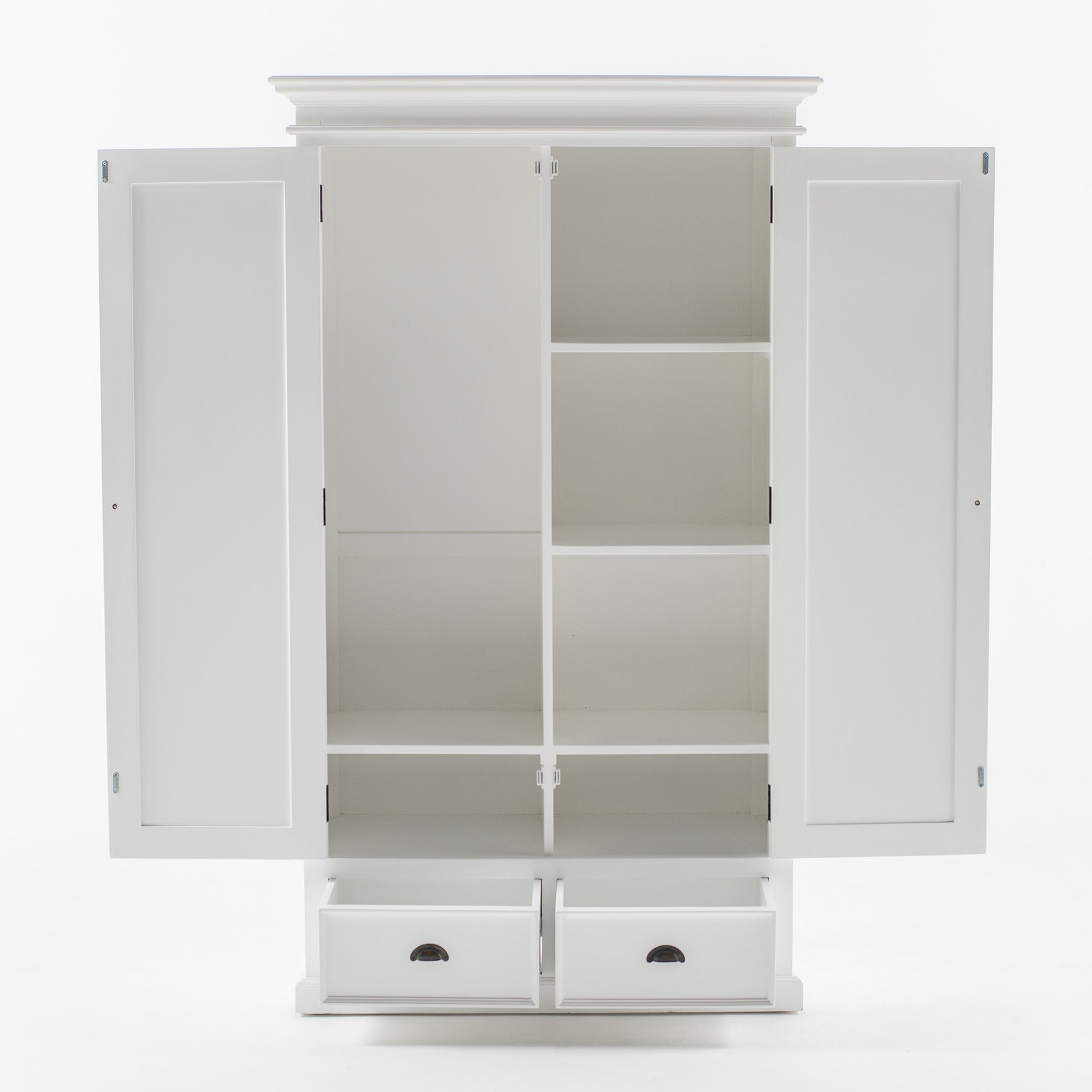 Kledingkast Klauntel Wit 110 cm - Afbeelding 4