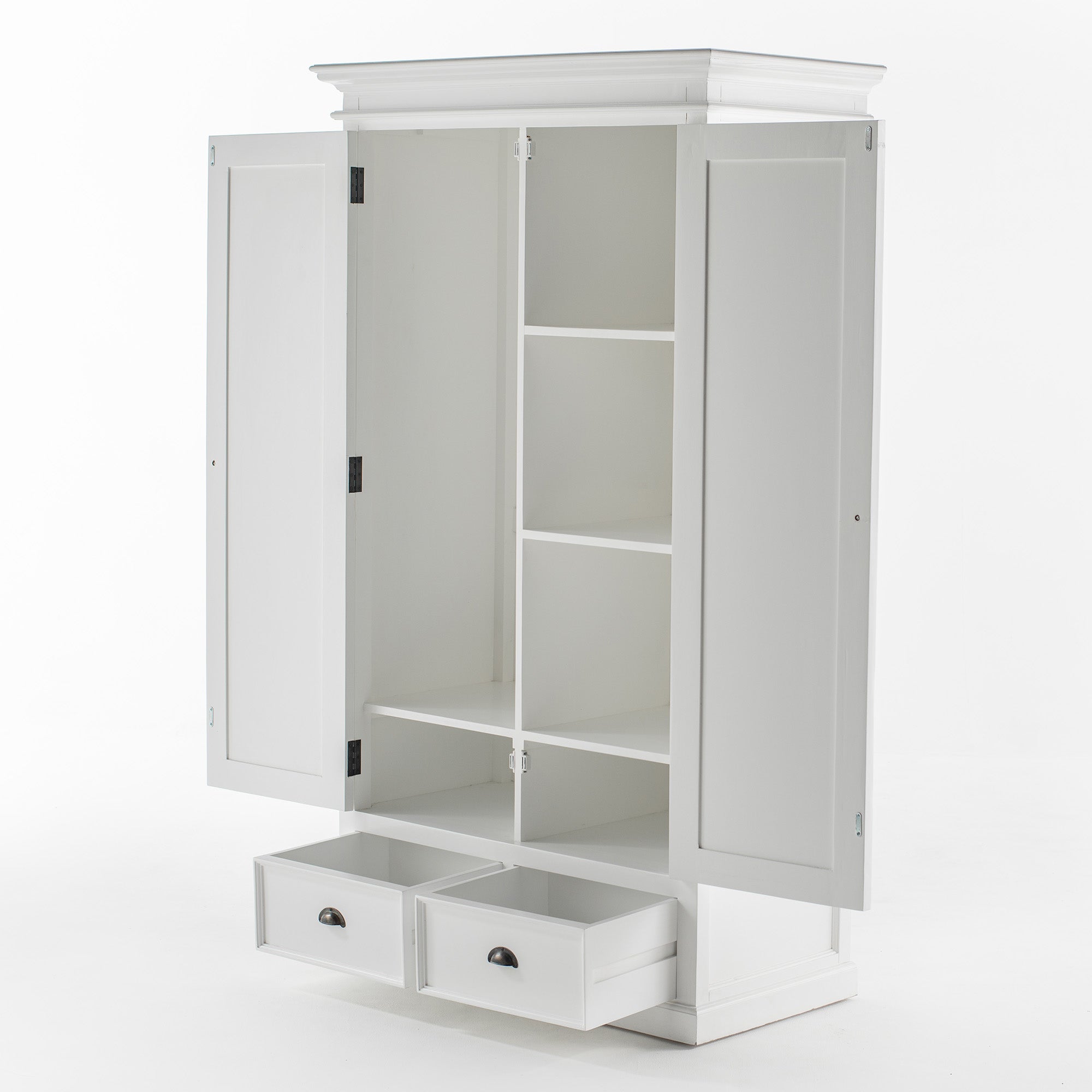 Kledingkast Klauntel Wit 110 cm - Afbeelding 5