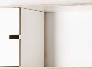 Wandplank Vaandond Wit 140 cm