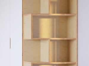 Kledingkast Leebano Wit 114 cm