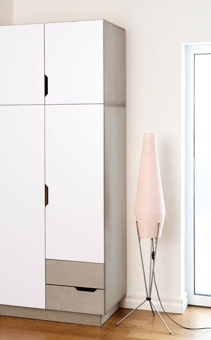 Kledingkast Feerond Grijs 159 cm