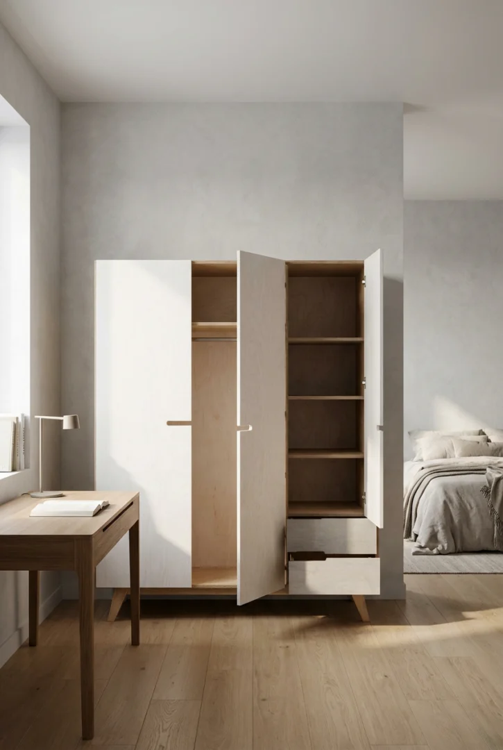 Kledingkast Handir 135 cm - Afbeelding 2