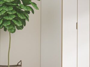 Kledingkast Vookira Wit 81 cm