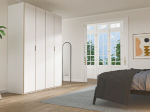 Kledingkast Jaunsone Wit 160 cm