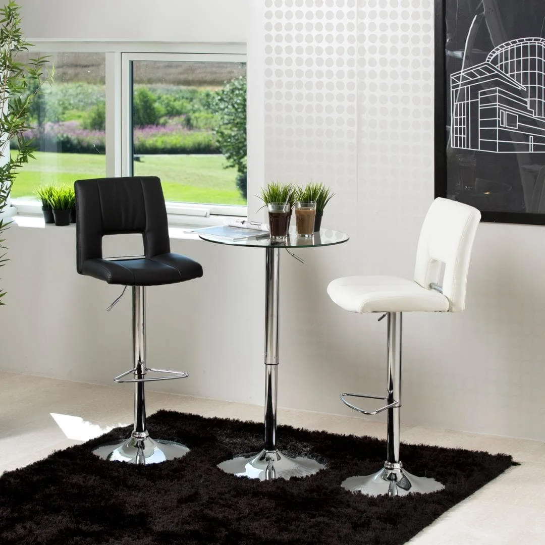 Barkruk Tucson wit kunstleer - Afbeelding 7