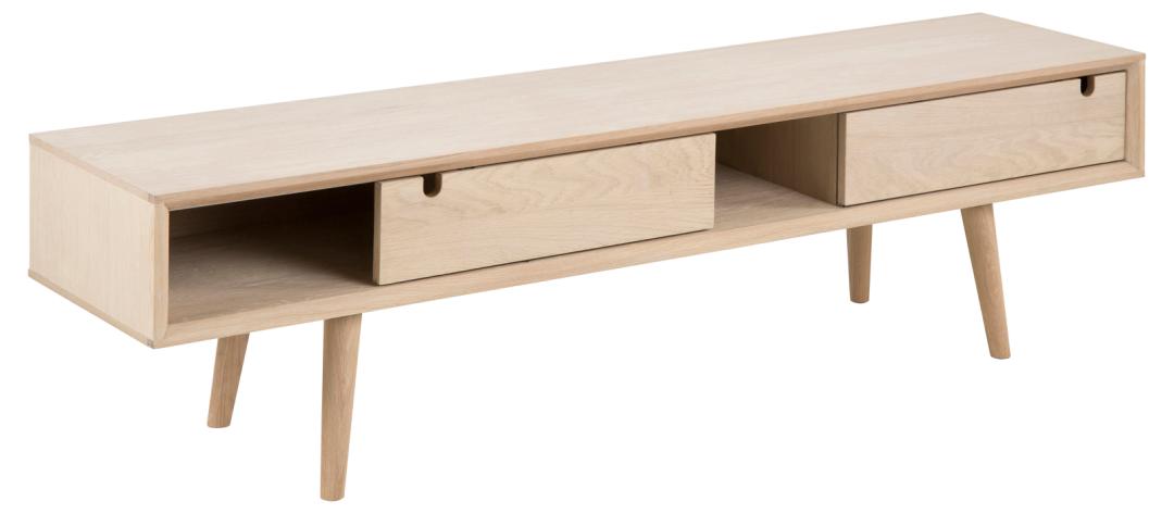 TV-meubel Nunsen Wit 160 cm - Afbeelding 2