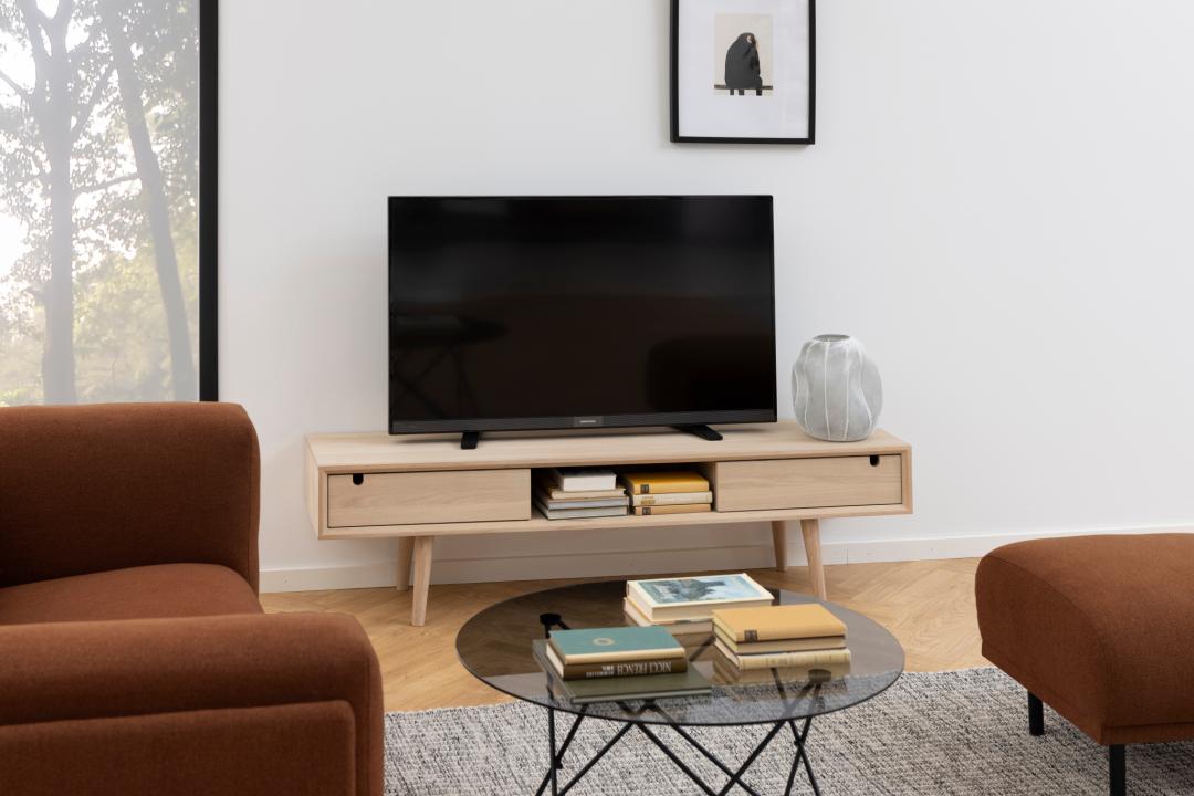 TV-meubel Nunsen Wit 160 cm - Afbeelding 4