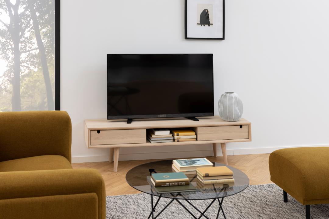 TV-meubel Nunsen Wit 160 cm - Afbeelding 5