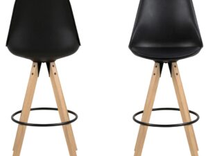 Barkruk Trolvia Kunstleer Zwart