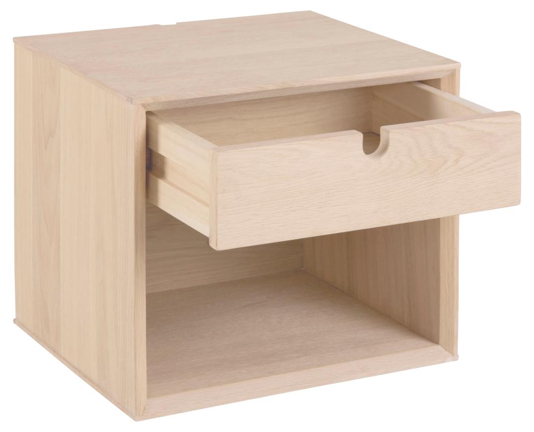 Nachtkastje Dinnena Wit 37 cm - Afbeelding 2