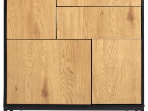 Dressoir Gravora Zwart 80 cm