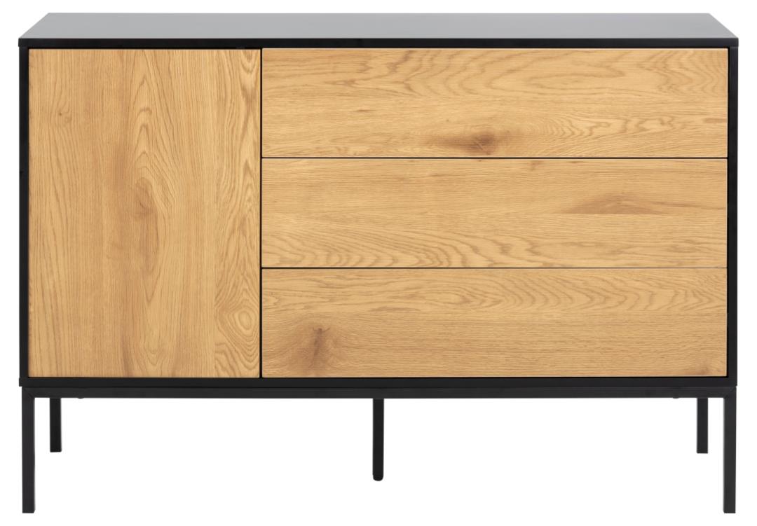 Dressoir Peintano Zwart 120 cm
