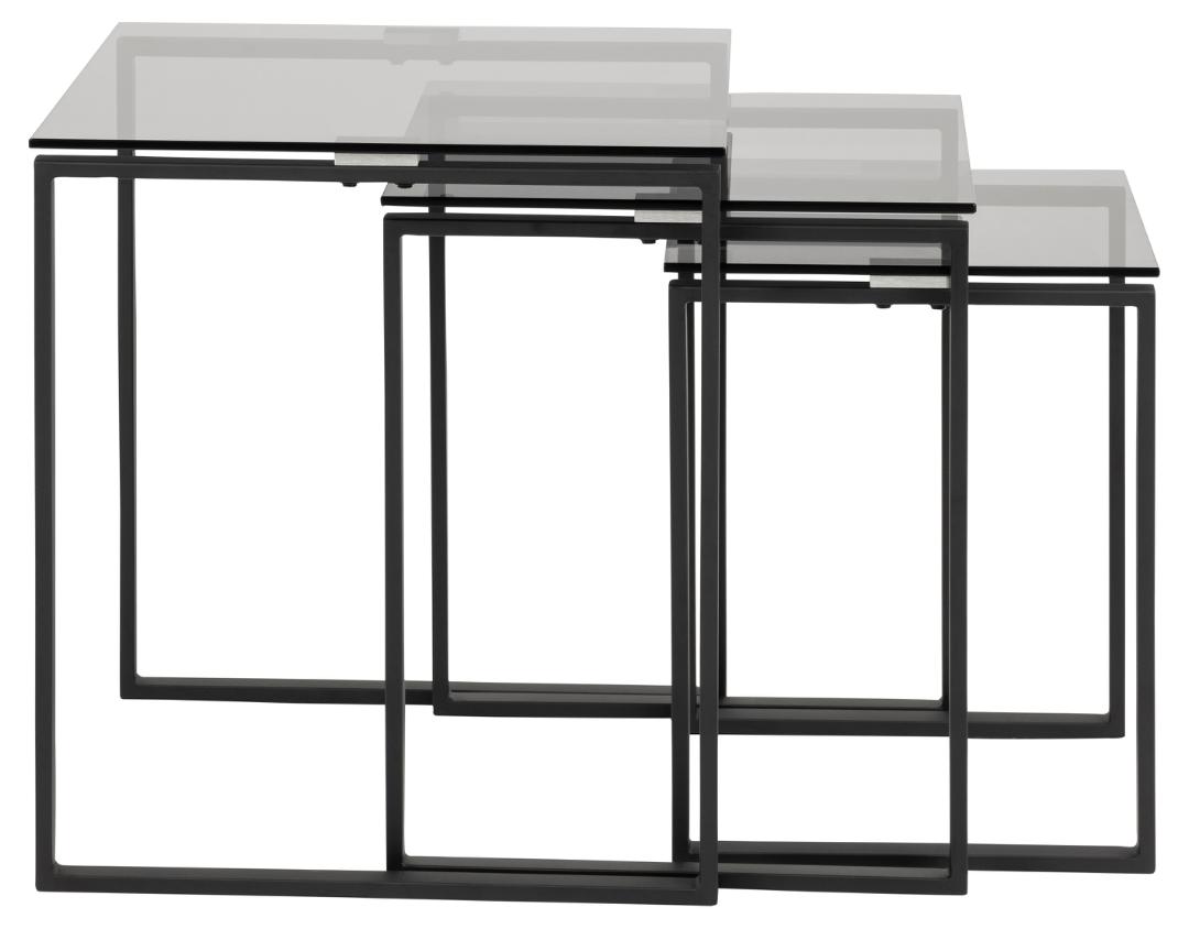 Salontafel Duvon Glas 50 cm - Afbeelding 2