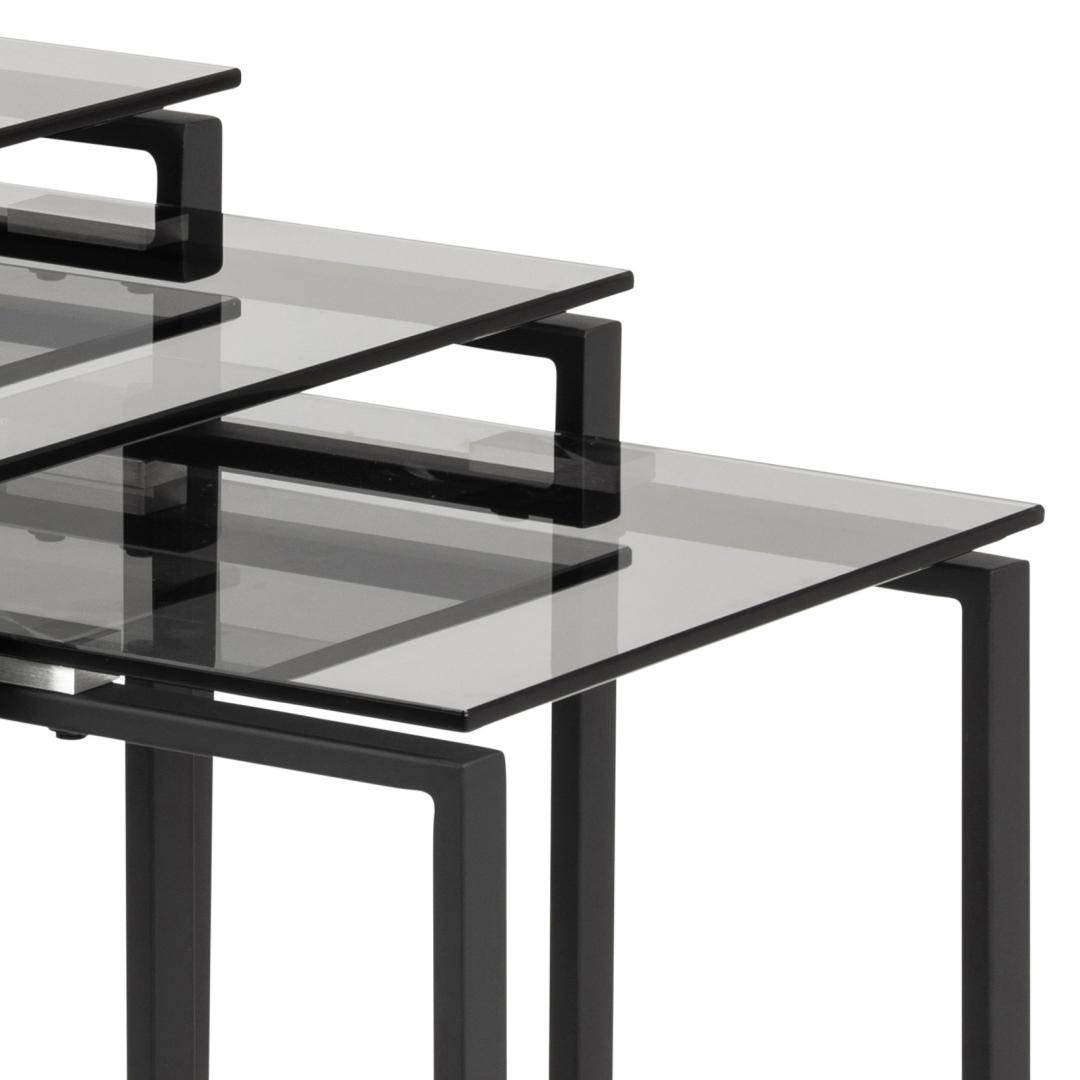 Salontafel Duvon Glas 50 cm - Afbeelding 4